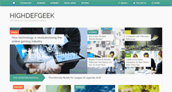Desktop Screenshot of highdefgeek.com